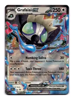 Grafaiai ex - - 100 SVP: SV: Scarlet & Violet Promo Cards Promo Holo NM - Image 1