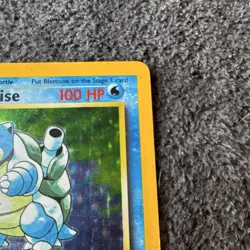 Pokemon TCG Blastoise Holo Rare Base Set 100 HP Card 2/102 1999 Wizards - Image 5