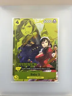 One Piece TCG Baby 5 OP12-112 R Winner Card - Image 1