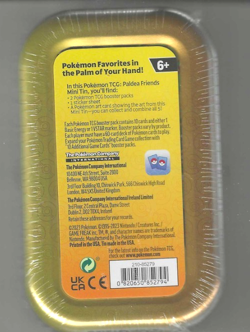 Pokemon Trading Card Game , Paldea Friends ,NEW! Mini Tin Sealed 2 Booster pack - Image 2