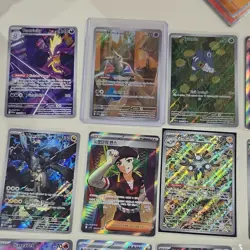 Pokemon TCG SV2a Full Art Holo Lot Toxtricity Mimikyu Zekrom Magneton 12 Cards - Image 2