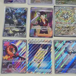 Pokemon TCG SV2a Full Art Holo Lot Toxtricity Mimikyu Zekrom Magneton 12 Cards - Image 5