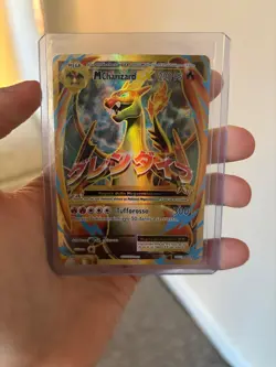 Pokemon Mega-Charizard-EX TCG Full Art Holo Card 101/108 XY Evolutions - Image 1