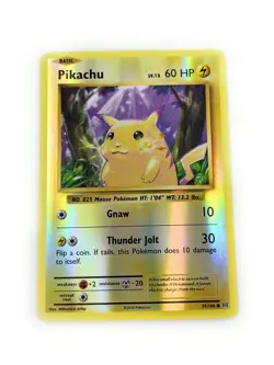 Pokemon Pikachu Reverse Holo 35/108 & Raichu Holo 27/83 Card Lot XY - Image 2