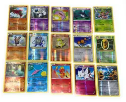 Pokemon Reverse Holo Card Lot 15 Cards Koffing Magmar Poliwhirl Togetic Vintage - Image 1