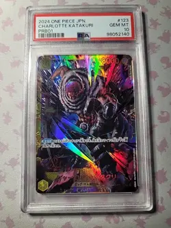 CHARLOTTE KATAKURI OP03-123 SEC ONE PIECE CARD JAPANESE PSA 10 - Image 1