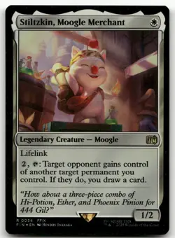 Stiltzkin, Moogle Merchant #34 (Foil) (NM) Final Fantasy FIN Magic MTG - Image 1