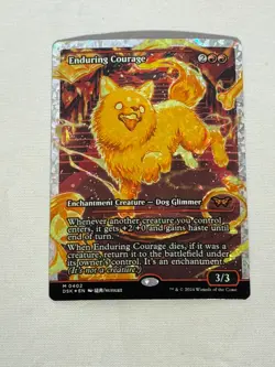 MTG Fracture Foil Showcase Enduring Courage Duskmourn: House of Horror - Image 1