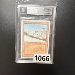 1994 Magic The Gathering Revised Taiga Dual Land BGS Beckett Authentic Altered - Image 3