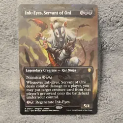 Ink-Eyes, Servant of Oni (Borderless) Commander: Bloomburrow Regular - Image 1
