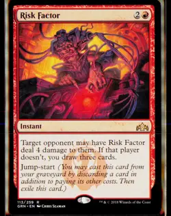 Guilds of Ravnica #113 Risk Factor - Image 1