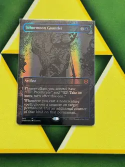Ichormoon Gauntlet (Oil Slick Raised Foil) Phyrexia: All Will Be One Foil - Image 1