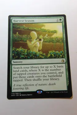MTG Harvest Season x1- -Amonkhet-Lightly Played - Image 1