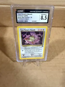 Pokemon Black Star Promo #18 TEAM ROCKET’S MEOWTH CGC 8.5 (9020) - Image 3