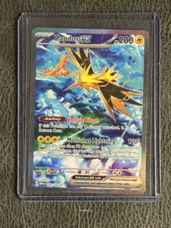 Zapdos ex 202/165 SIR Pokemon TCG SV: Scarlet & Violet 151 - Near mint - Image 1