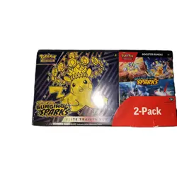 ✅ Pokemon Surging Sparks ETB & Booster Bundle Costco 2-pack. Factory Sealed - Image 1