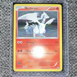 Pokemon Reshiram 26/114 Holo Rare Black & White Basic 130 HP Outrage Blue Flare - Image 1