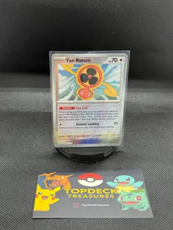 Fan Rotom 085/131 Pokeball Holo Prismatic Evolutions Pokemon NM/M - Image 1