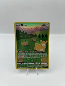 Pokemon TCG Ditto Crown Zenith Galarian Gallery Holo Rare Card GG22/GG70 - Image 1