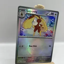 Lopunny 084/131 Pokeball, Prismatic Evolutions, Reverse Holo Pokemon, NM - Image 2