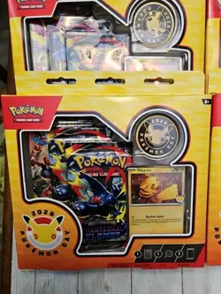 18 Pokemon Day 2026 Collection Pikachu Coin New Sealed 30th Anniversary - Image 2