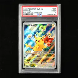 PSA 9 MINT 2023 Pokemon ENG Pikachu G SVP EN 027 Promo - Image 1
