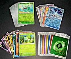 POKEMON SCARLET & VIOLET 151 LOT - 70 REVERSE HOLOS + 8 PROMOS + 8 COSMOS ENERGY - Image 1