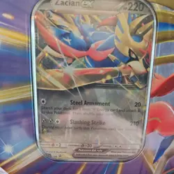 *Sealed Slashing Legends Tin Zacian Ex Pokemon* - Image 2