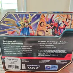 *Sealed Slashing Legends Tin Zacian Ex Pokemon* - Image 3