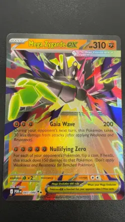 Mega Zygarde ex 047/088 Double Rare Perfect Order Pokemon Near Mint - Image 1