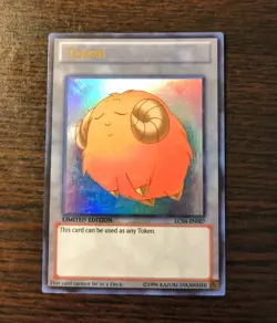 Sheep Token (Orange) LC04-EN007 Yugioh TCG Scapegoat Holo Ultra Rare - LP - Image 1