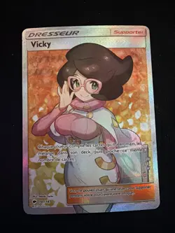 Pokemon Burning Shadows Wicke Holo Full Art Ultra Rare 147/147 NM - Image 1