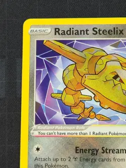 Radiant Steelix 124/196 Pokemon Swsh11: Lost Origin Holo - Image 3