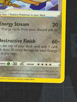 Radiant Steelix 124/196 Pokemon Swsh11: Lost Origin Holo - Image 5