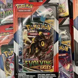 1x LATIOS Pokemon Evolving Skies & Chilling Reign 2 Pack Blister with Pin SEALED - Image 1