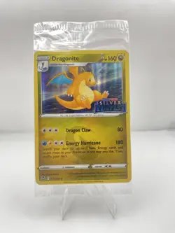 Pokemon Dragonite 2022 Silver Tempest Stamped Promo Sealed Mint - Image 1