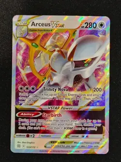 Pokemon Arceus VSTAR 123/172 Holo Brilliant Stars English - Image 3