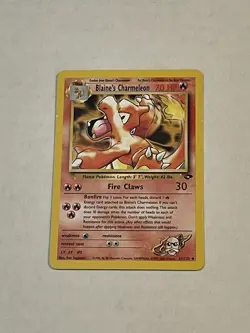 VTG Pokemon TCG Blaine's Charmeleon 31/132 Gym Challenge Non Holo Unlimited LP - Image 3