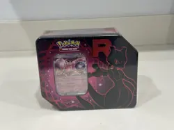 Pokemon TCG Team Rocket Mewtwo Scarlet & Violet Destined Rivals Tin New Sealed - Image 1