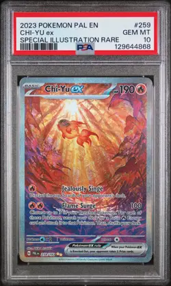 2023 POKEMON PAL EN-PALDEA EVOLVED SPECIAL ILLUSTRATION RARE CHI-YU EX PSA 10 - Image 1