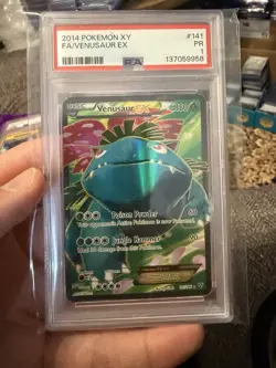 Venusaur EX 141/146 Pokemon TCG XY PSA 1 - Image 1