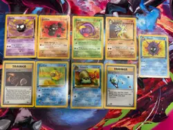 (Mixed 9) 1st Edition Fossil Vintage Lot - Pokemon 1999 English NM - Image 1