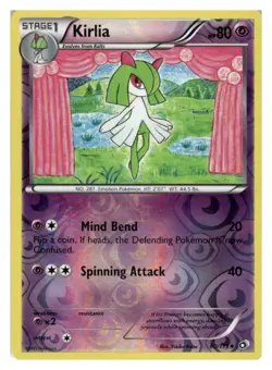 Kirlia 60/113 Uncommon Legendary Treasures Pokemon Reverse Holo Lightly Played - Image 1