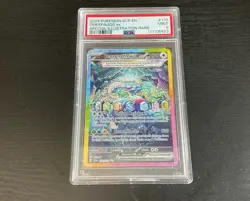 2024 Pokemon TERAPAGOS EX #170/142 Stellar Crown Special Illustration Rare PSA 9 - Image 1