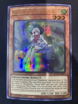Yugioh! LP Windwitch - Freeze Bell - BLVO-EN017 - Ultra Rare - 1st Edition Light - Image 1