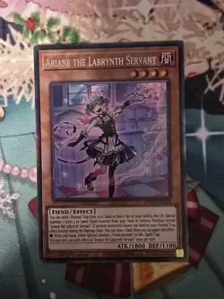 YU-GI-OH! TCG ARIANE, THE LABRYNTH SERVANT TAMA-EN016 1ST ED NM COLLECTOR'S RARE - Image 1