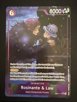 Rosinante and Law EB04-038 Alt SR One Piece TCG Canadian Seller! - Image 1