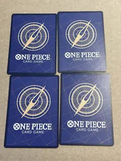 4x One Piece Buggy Release Event Winner Exclusive Promo Gold Stamp P-084 - Image 2