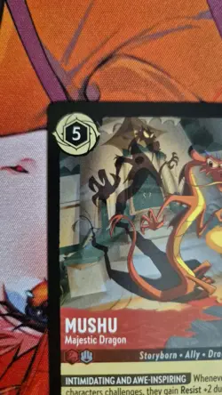 Mushu Majestic Dragon - 137/204 - Rare - Disney Lorcana Archazia's Island NM - Image 5