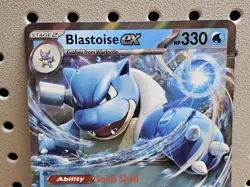 Blastoise EX 009/165 Jumbo Oversized NM Regular Holofoil Pokemon Card - Image 2